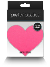 NS Novelties Pretty Pasties Heart II Assorted Nipple Cover 4 Pairs